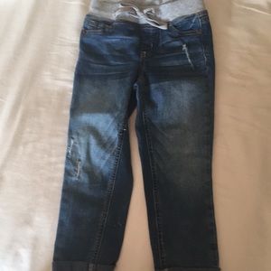Justice 8 slim crop jeans like new